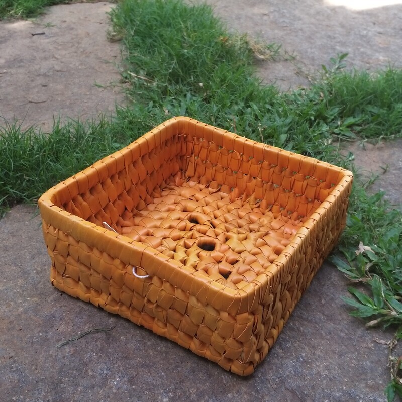 Square Gift Tray - Orange