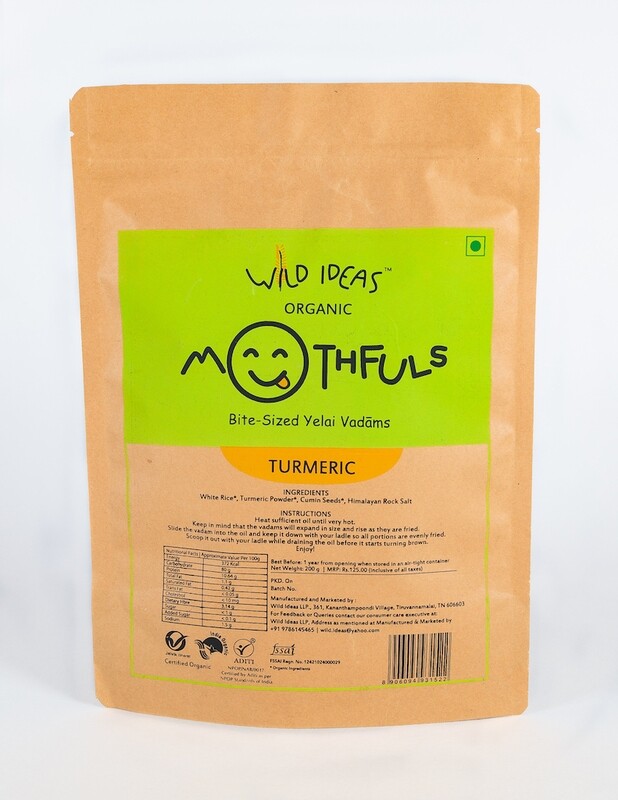 Turmeric Mini Yelai Vadam - 200g