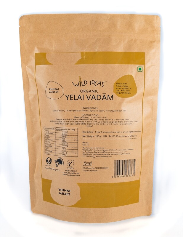 Yelai Vadam Foxtail [Thinai] Millet - 200g