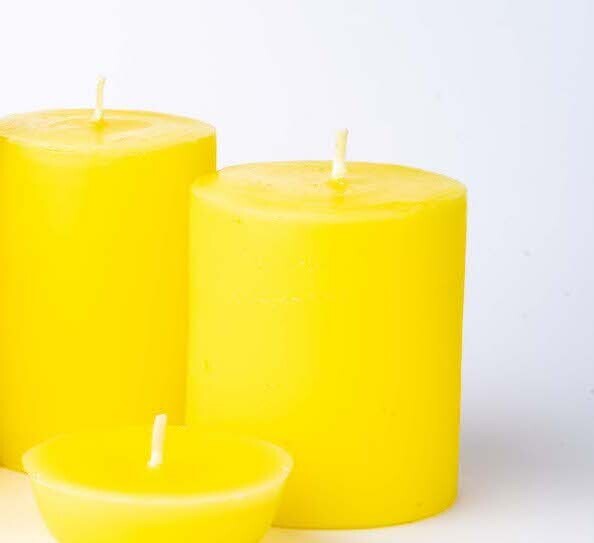 Pillar Candle (Set of 2) - Frangipani