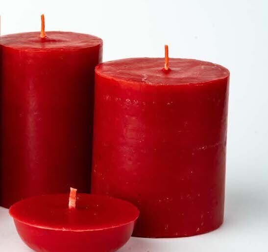 Pillar Candle (Set of 2) - Rose
