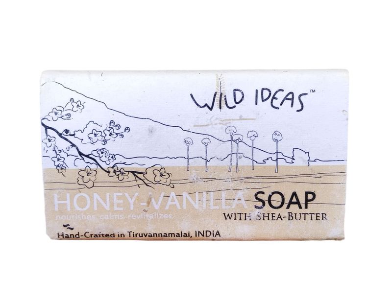 Wild Ideas Honey Vanilla with Shea Butter Body Soap  - 100g ‍