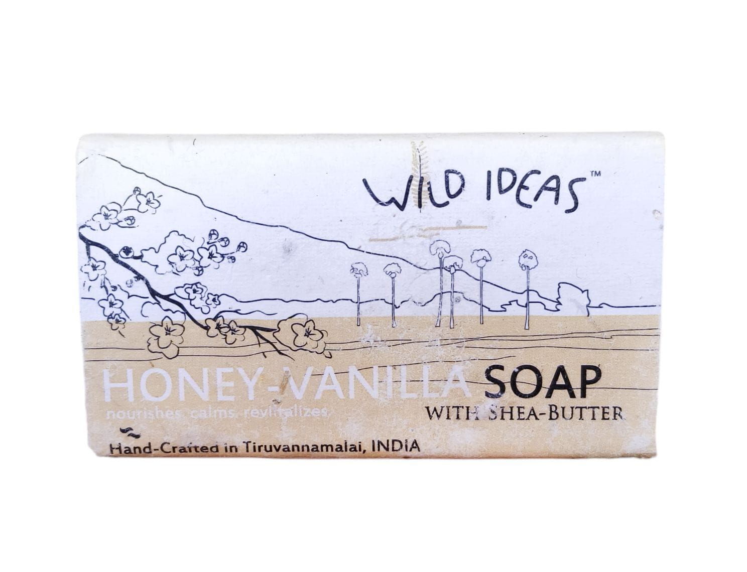Wild Ideas Honey Vanilla with Shea Butter Body Soap  - 100g ‍