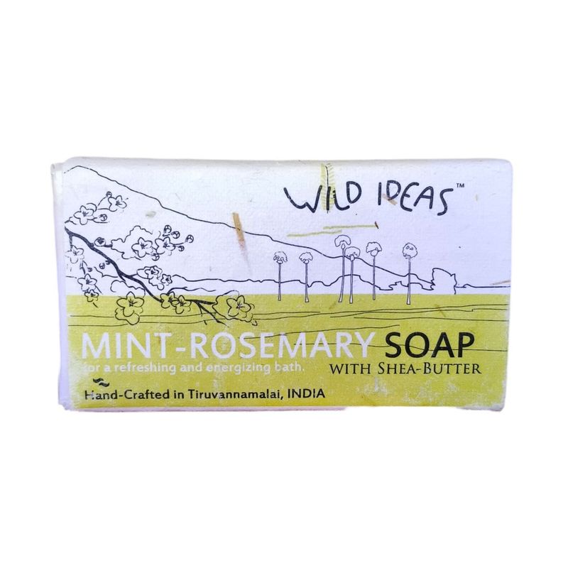 Wild Ideas Mint Rosemary with Shea Butter Body Soap - 100g ‍