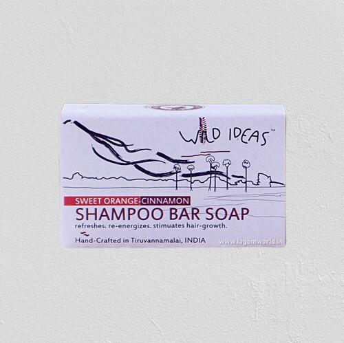 Wild Ideas Shampoo Bar | Sweet Orange & Cinnamon - 100g Wild Ideas Shampoo Bar | Sweet Orange & Cinnamon - 100g