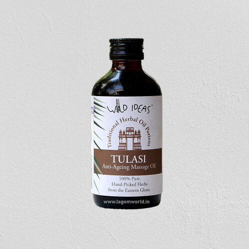 Wild Ideas Tulasi Anti Ageing Massage Oil - 200ml