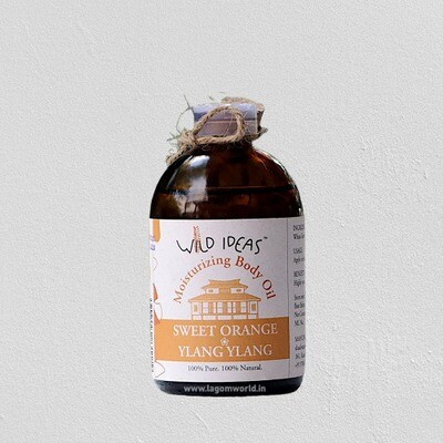 Wild Ideas Moisturising Body Oil | Sweet Orange & Ylang Ylang - 100ml Wild Ideas Moisturising Body Oil | Sweet Orange & Ylang Ylang - 100ml
