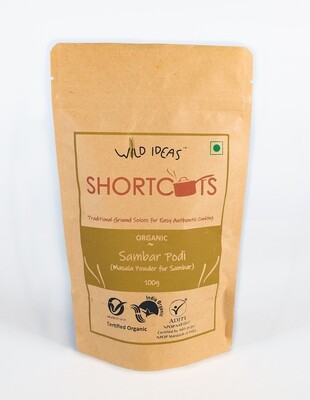 Wild Ideas Shortcuts Sambar Podi - 100g Wild Ideas Shortcuts Sambar Podi - 100g