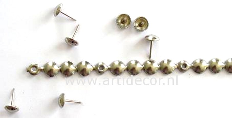 Siernagel strip nikkel 9,5mm