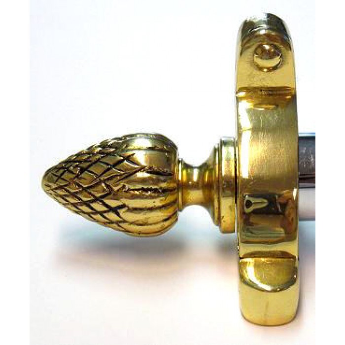 Complete set traproede messing 16mm met eindknop