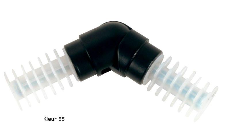 Gordijnroede Bastide kniestuk 20mm