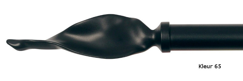 Gordijnroede Bastide eindknop blad 20mm