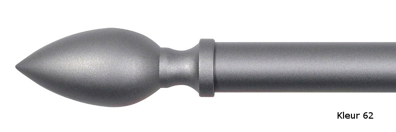 Gordijnroede Bastide eindknop Punt 20mm