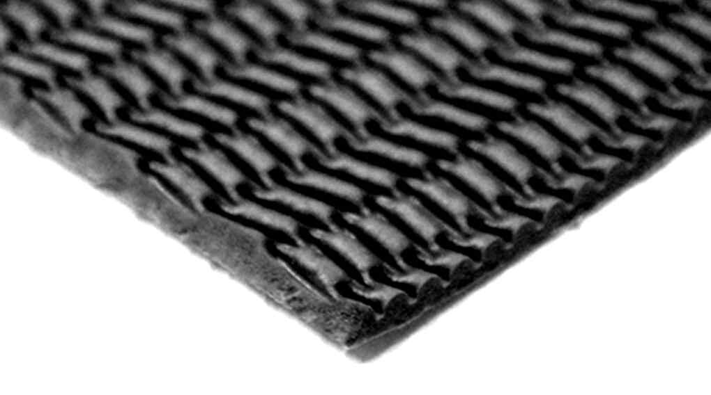 Rubber ondertapijt voor traplopers, 15 treden.