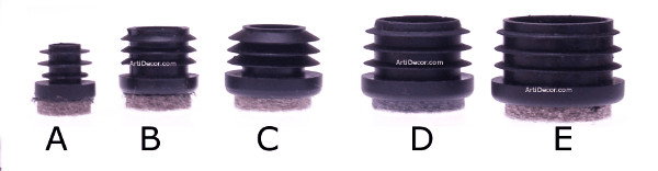 Holle buis glijder vilt-T Basic