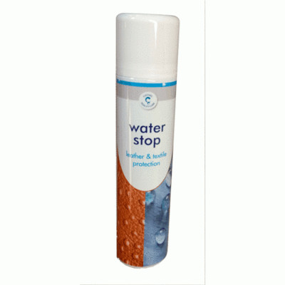 Waterstop voor leder en/of textiel.