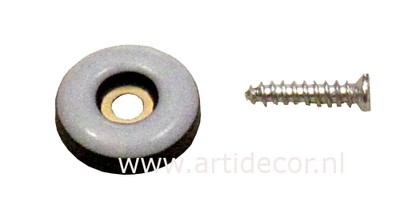 Teflon glijder met schroef, super gladde glijder