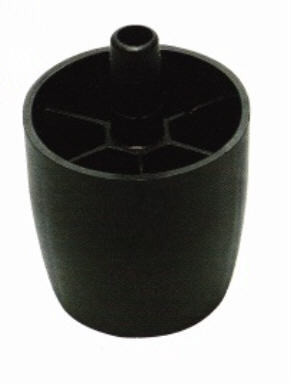 Meubelpoot 60mm zwart