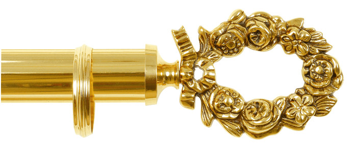 Gordijnroede eindknop Fleur