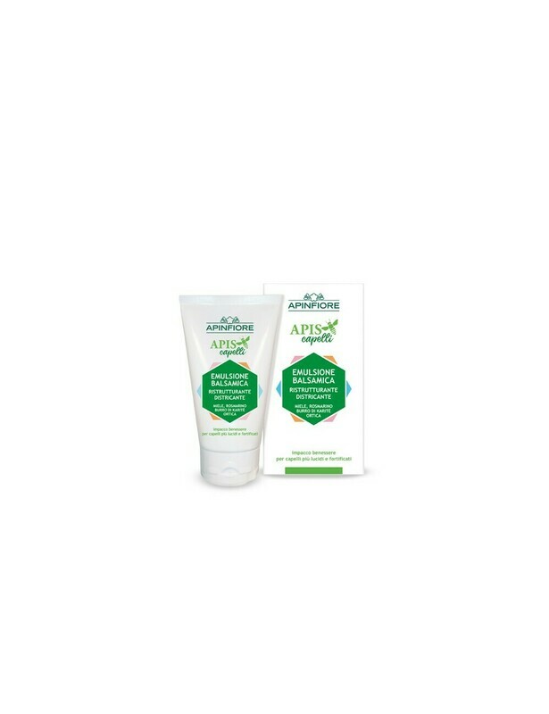 EMULSIONE BALSAMICA. Impacco benessere per
capelli più lucidi e fortificati.