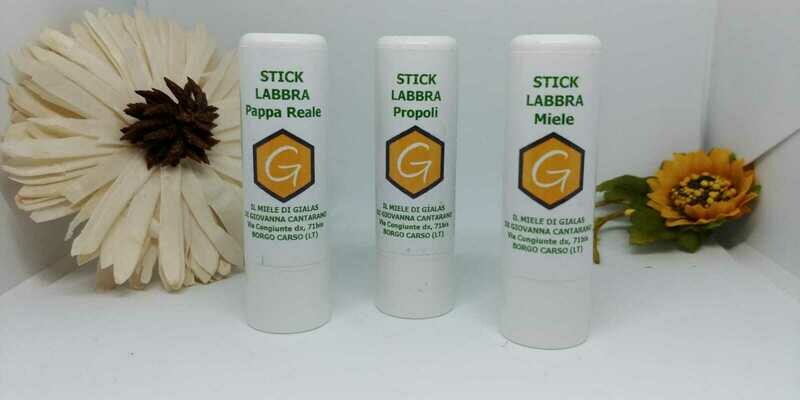 Stick Labbra alla Propoli,Pappa Reale,Miele