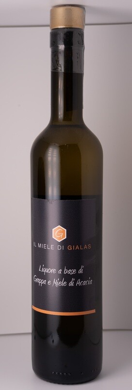 LIQUORE A BASE DI GRAPPA E MIELE DI ACACIA