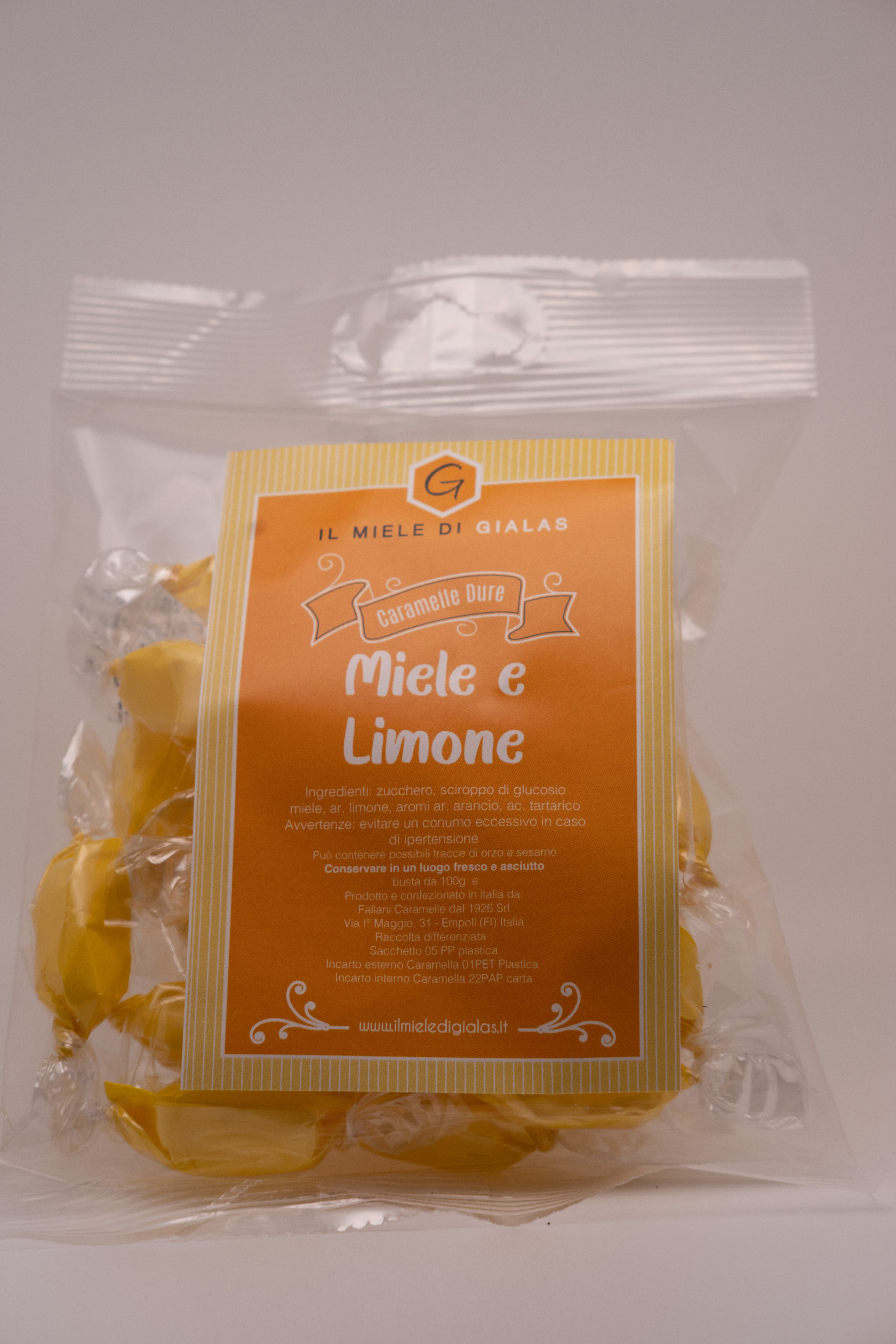 Caramelle dure al Miele e Limone 00049