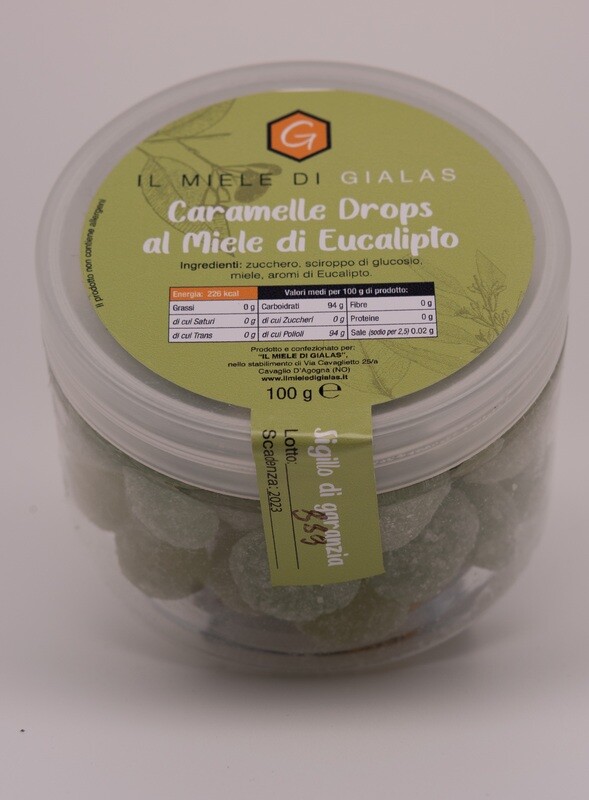 Caramelle Drops al Miele di Eucalipto