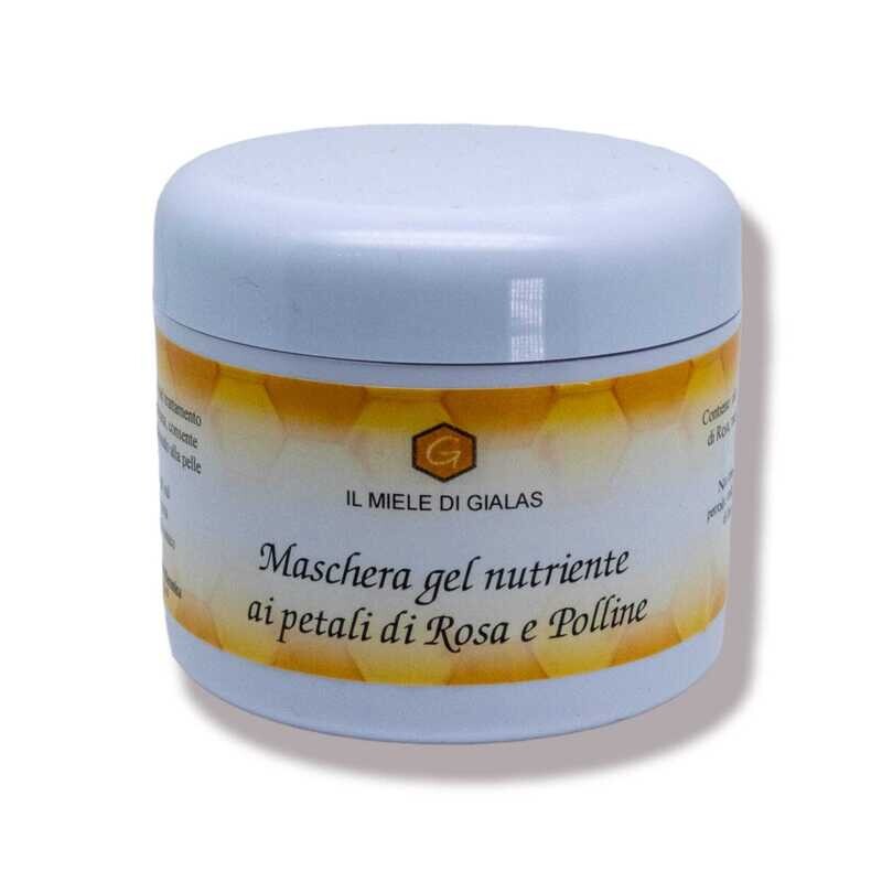 Maschera gel nutriente ai petali di Rosa e Polline