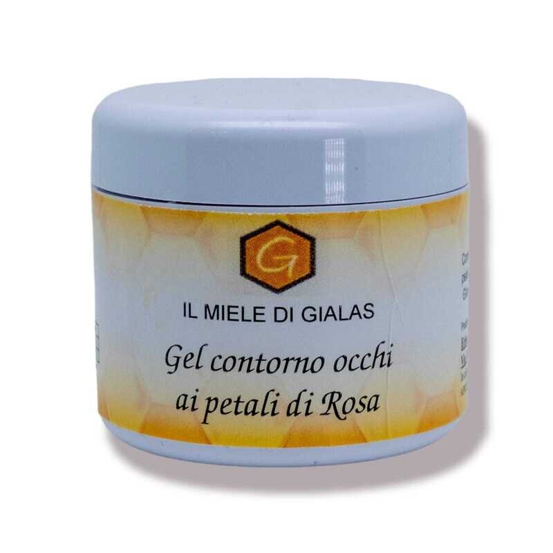 Gel contorno occhi ai petali di Rosa