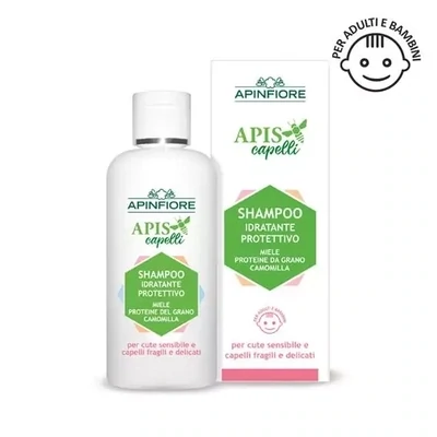 SHAMPOO IDRATANTE PROTETTIVO.  Per
cute sensibili, capelli fragili e delicati.