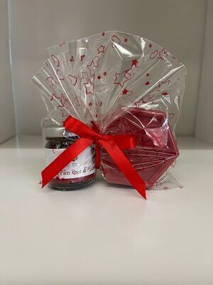 Saponetta e vasetto da 50gr