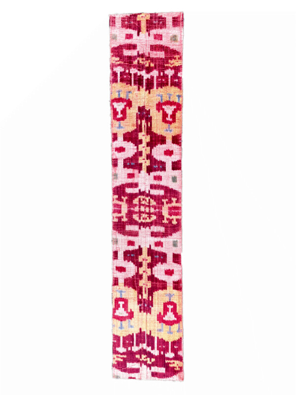 Antique Textiles - Uzbeki Silk Velvet Ikat