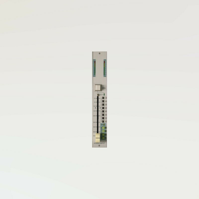 TV-80 Stereo Line Input Fader With Stereo Meters - FPSI-80 SL Dual LED