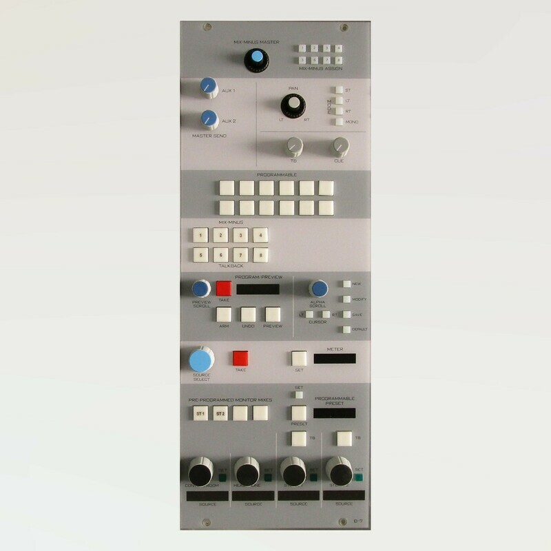 D-7 Monitor Control Panel - EFS-D7