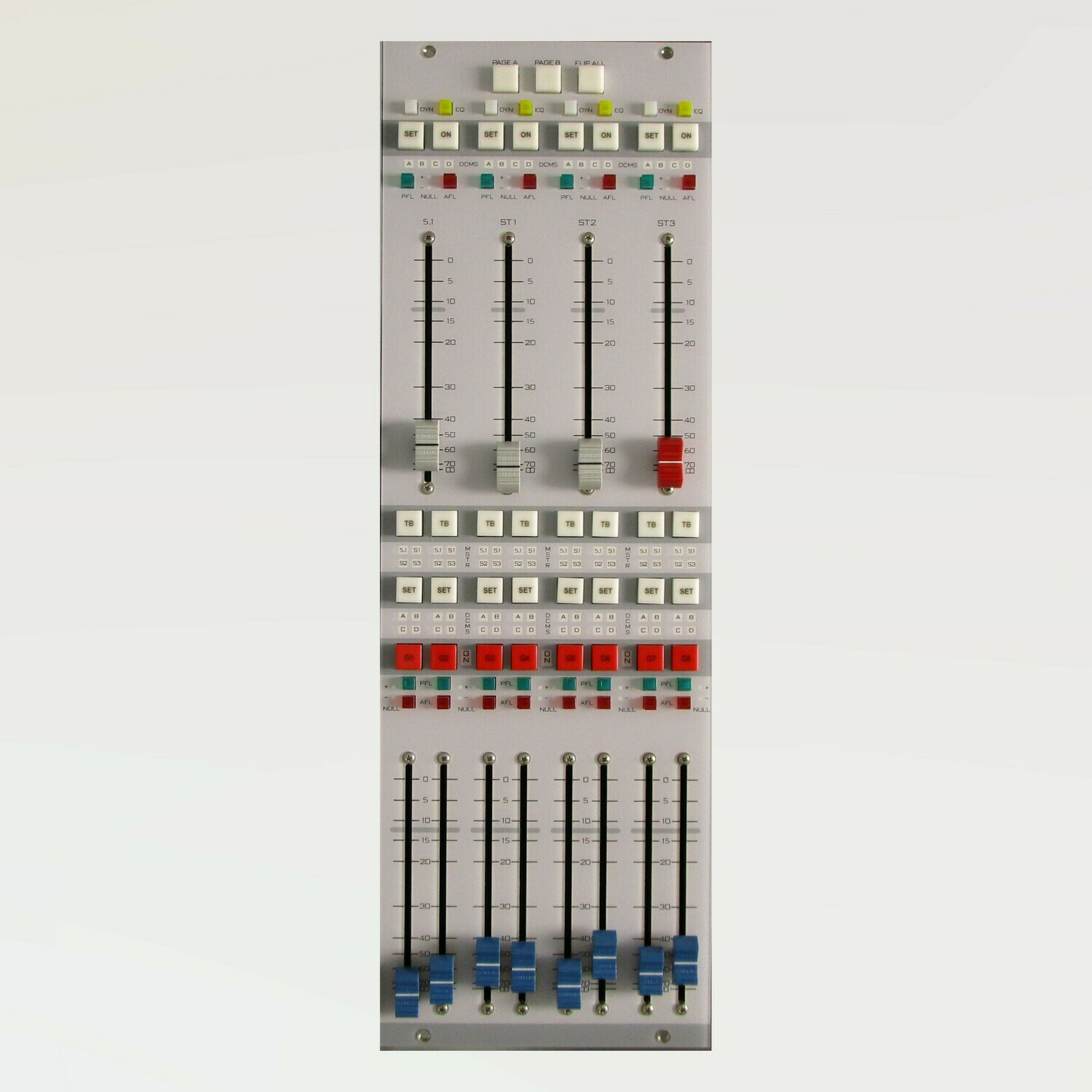 D-9 - D-10 Master Fader Panel With Motorized Faders - MFS-D9M