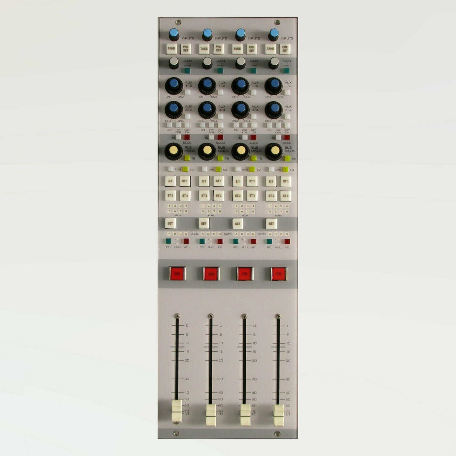 D-9 Input Panel - No Page - Non-Motorized Faders - IS-D9-NP
