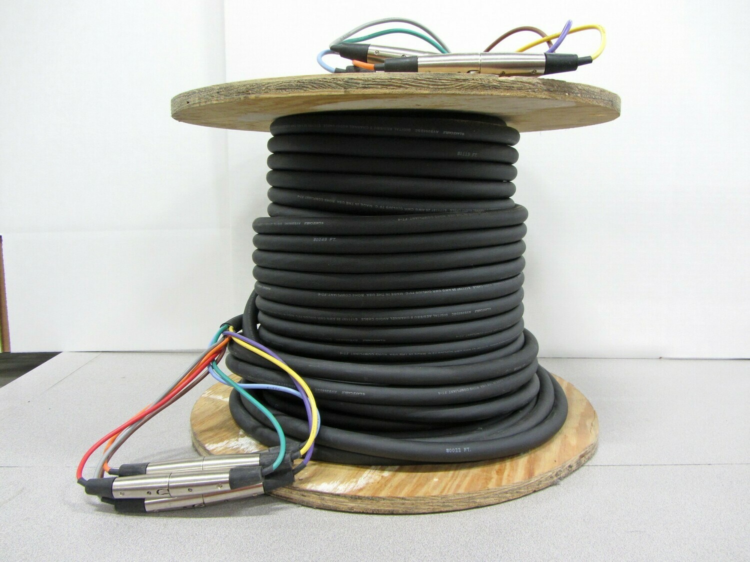 Lake Cable 26 awg Cable, 8 shielded and jacketed pairs with overall TPE jacket, 475 feet
