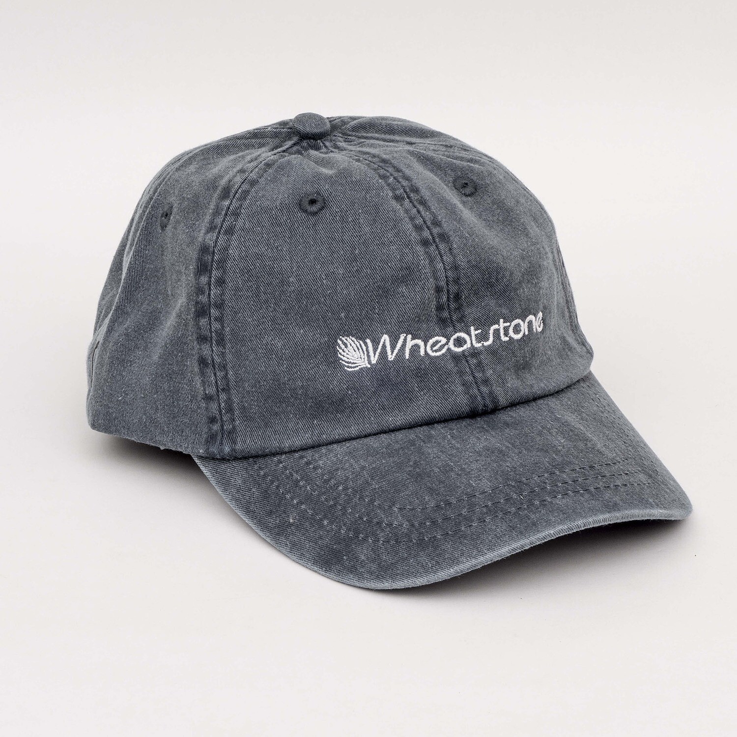 Adams Pigment Dyed Low Profile Cap Blue w/Wheatstone Logo