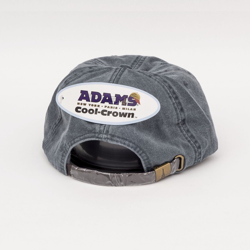 Adams Pigment Dyed Low Profile Cap Blue w/Wheatstone Logo