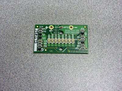 LED-3 loaded card assembly for AL29 vu meter illumination on R-55e consoles