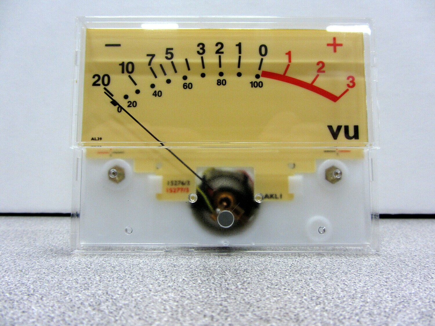 AL39WF VU Meter with 12 Volt Light Box for SP-6 Console