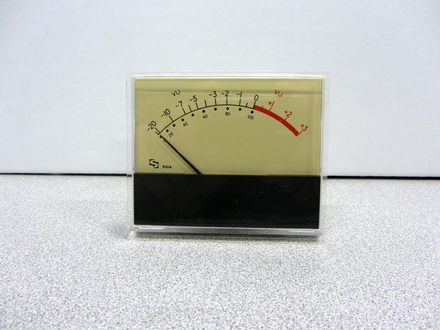 R32A VU Meter, Clarity, No Illumination for Auditronics Consoles