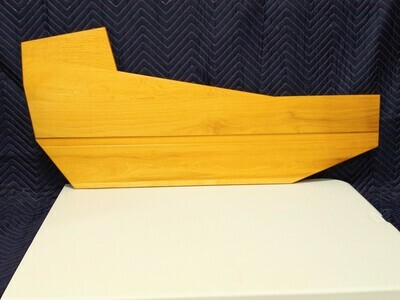 TV-600 Set of Single High Oak Sideplates for TV-600 Console