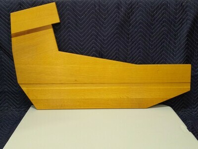 TV-600 Set of Single High with Display Oak Sideplates for TV-600 Console