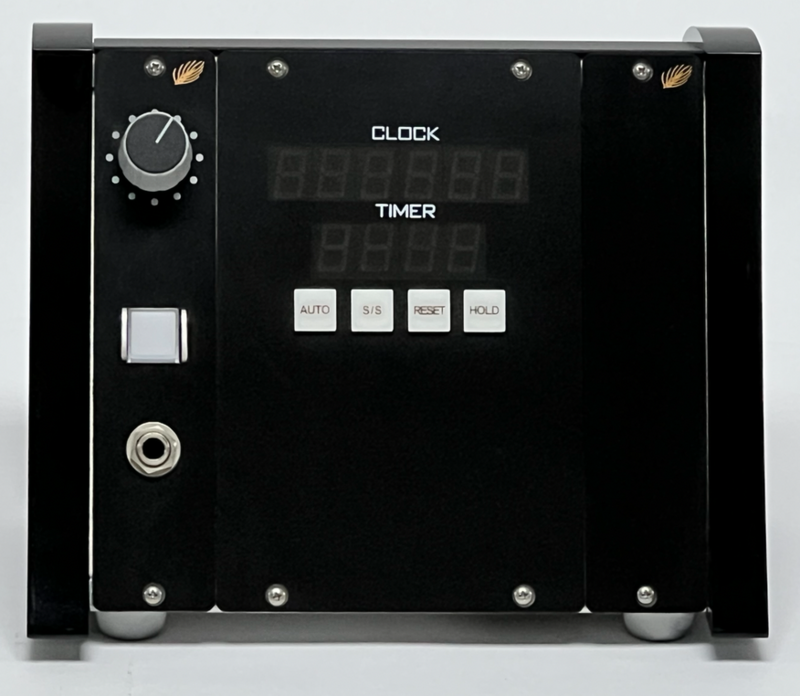 Clock and timer in desktop turret