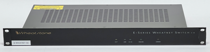 Wheatstone E-Series 8-Port Audio Network Switch