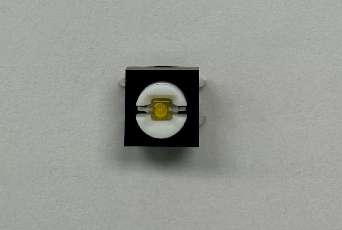 Pushbutton Switch with Yellow LED