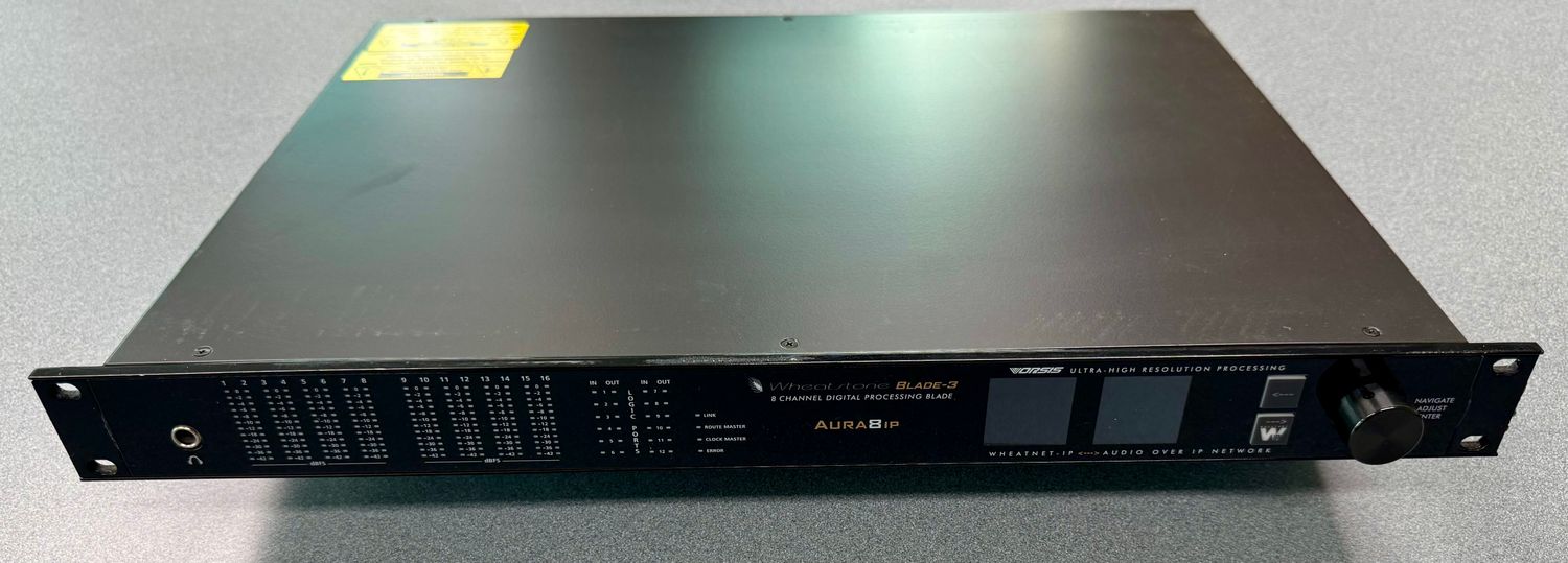 Wheatstone AURA8-IP Blade, 8 Channel Digital Processor B-Stock