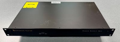 Wheatstone PSE-2 Power Supply 220 Volt Demo Wheatstone PSE-2 Power Supply 220 Volt Demo